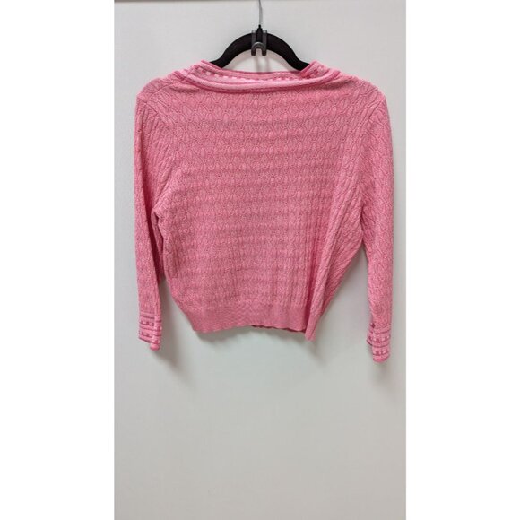 Nanette Lepore Pink Knit Sweater & Skirt 2 PC Set - Picture 2 of 4